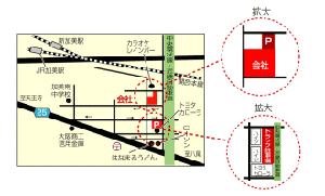 有限会社七福の地図